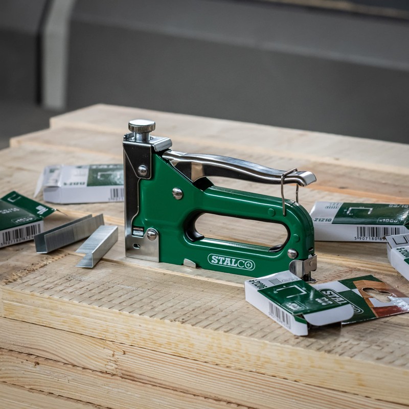 STALCO Premium Hand Staple Gun 4-14 mm Hand Stapler Stapler