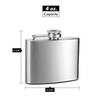 Hip Flask and Refill Funnel Set - 4 oz, Easy