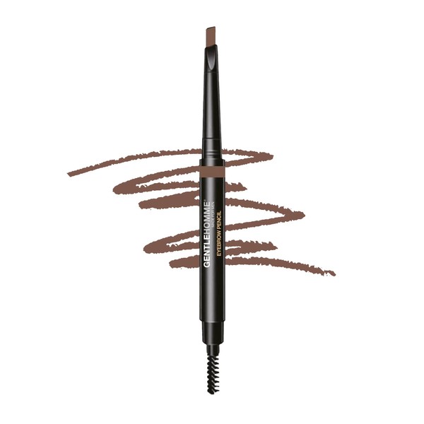 Gentlehomme Mens Eyebrow Pencil Light Brown, Easily Shape Define Fill