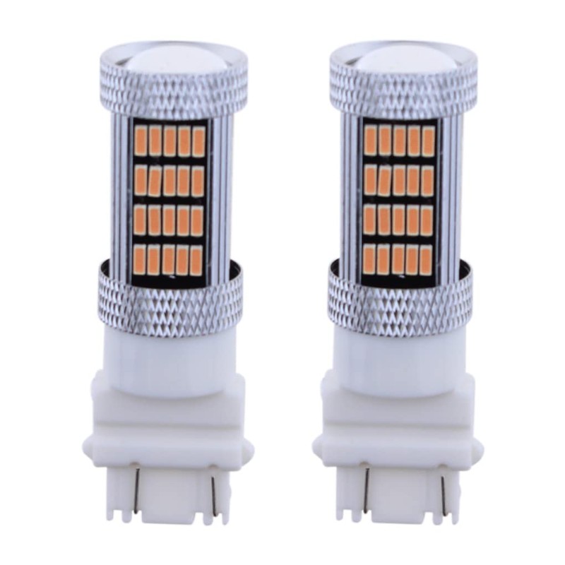 GLOFE High Power 92smd LED Bulbs 14000K Pink Purple 3157