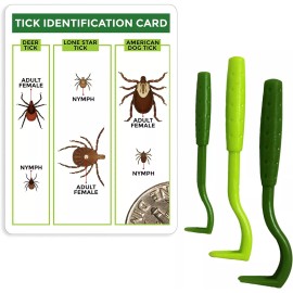 TickCheck Tick Remover Value 3 Pack - Tick Remover Tools