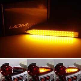 iJDMTOY (2) 54-SMD Amber Full LED Sequential Dynamic Flash Turn Signal Lighting Kit Compatible With 2016-up Mazda MX-5 ND Taillamps