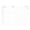 Midori Business Diary, 2025 A5 Weekly Black 26898006 (Begins January