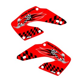 Honda CR125 CR250 2000-2001 Woody Shroud Graphics Red FREE SHIPPING!!!