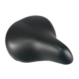 Top Wide Saddle for Light Cars, Black, Black, Bicycle, Electric Assist, Mamachari, City, Light Car, Maintenance, Replacement