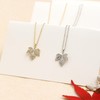 Jean Beau Gold Maple Fall Leaf Pendant Necklaces for Women,