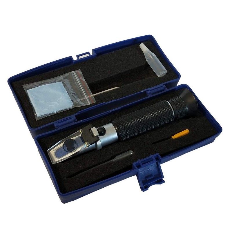 0-10% Brix & Cutting Fluid, Rhino Handheld Refractometer with Automatic