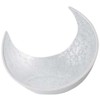 J-kitchens 872364 Serving Plate, Crescent Moon, White, Aqua, 6.2 inches