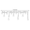 4Pcs Crystal Claw Chain Trimming Fringe Simulation Diamond Chain for