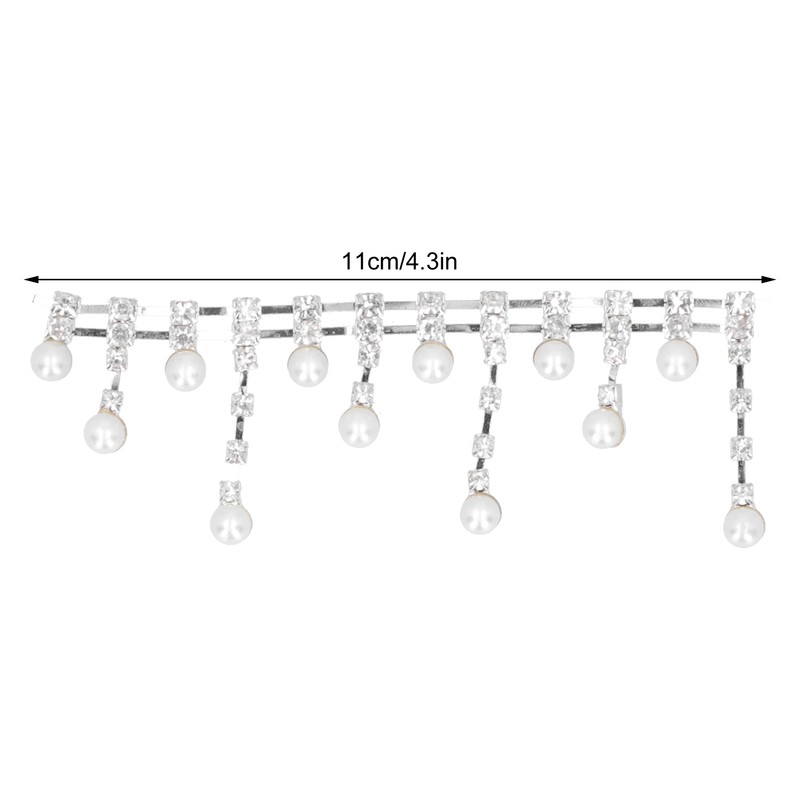 4Pcs Crystal Claw Chain Trimming Fringe Simulation Diamond Chain for