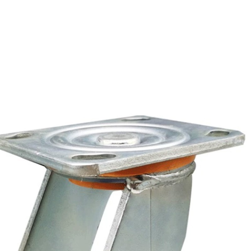 6 Inch Caster Bracket Heavy Duty Strong Load Bearing Rotatable