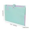 12 Pockets Expanding File Folder, HAISSKY Letter A4 Paper Pockets