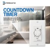 Intermatic SW12HWK 12-Hour Spring Wound Timer, White - Energy Efficient
