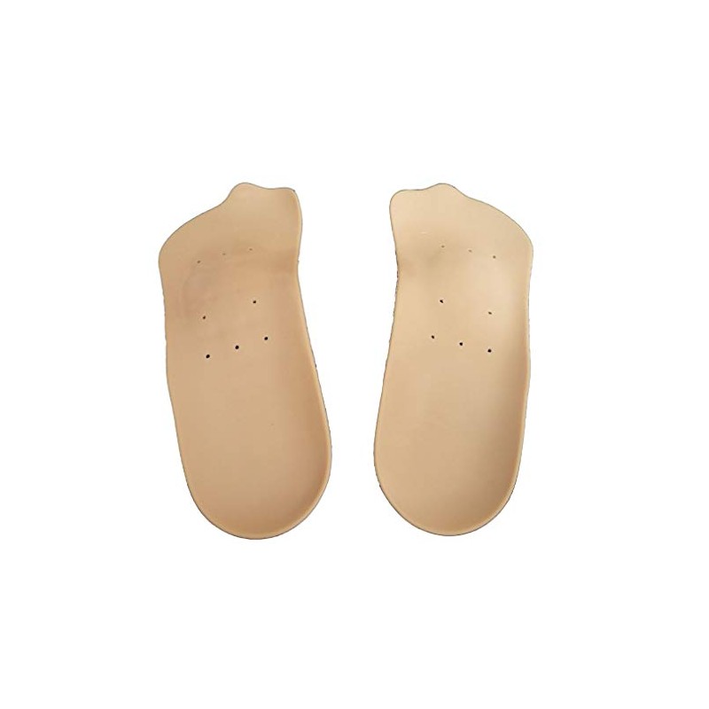 3/4 Length Orthotic Insoles Arch Support Heel Cups (M- UK