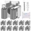 Hejo 304 Stainless Steel Broom Holder Wall Mounted, Heavy Duty