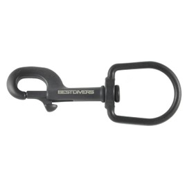 BEST DIVERS, MOSCHETTONE Inox DIR 115 mm Anello Ø 32,8 mm Nero