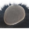 Sistema de reemplazo de cabello humano con base de encaje