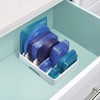 YouCopia StoraLid Adjustable Food Container Lid Organizer for Kitchen Cabinet