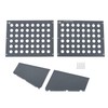 findmall 48-Slot R8 Collet Rack Holds 48 R8 Collets, Arbors,