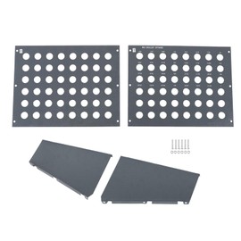 findmall 48-Slot R8 Collet Rack Holds 48 R8 Collets, Arbors, End Mill Adapters