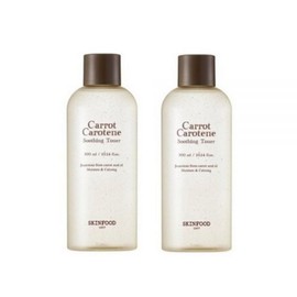 Skinfood Carrot Carotene Soothing Toner 300ml 1+1 / 스킨푸드 캐롯 카로틴 수딩 토너 300ml 1+1
