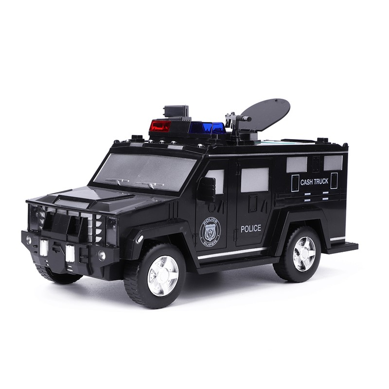 Cash Truck Money Box Fingerprint Password Electronic Automatic Coins Saving