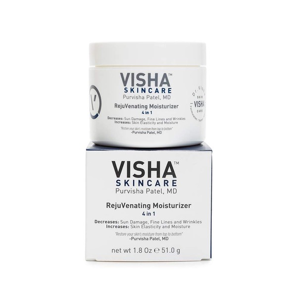 Visha Visha Skincare 4 in 1 Rejuvenating Moisturizer, Anti-Aging Face
