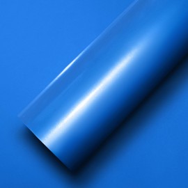 IlMondoMall Wrapping Sheet, Solid Color, Cutting Sheet, With Air Grooves (19.7 x 11.8 inches (500 x 30 cm), Gloss Navy)