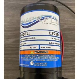 EVERFLO 2.2 GPM Diaphragm Water Pump EF2200 12 Volt EVERFLO