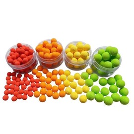COOLHIYA PVA Strawberry Smell Fishing Lure Beads Floating Carp Baits Artificial Fishing Bait for Carp Fishing