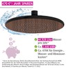 Watersaving Wood Rain Shower Head