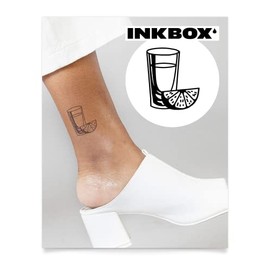 Inkbox Temporary Tattoos, Semi-Permanent Tattoo, One Premium Easy Long Lasting, Waterproof Temp Tattoo with For Now Ink - Lasts 1-2 Weeks, Champs, 2 x 2 in