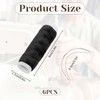 3Rolls Hair Weaving Thread Cotton, Sewing Threads and Needles Set