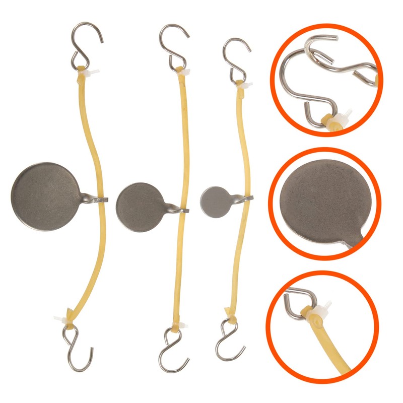 WHAMVOX Target Set 2.5/3/4cm Diameter Archery Equipment Steel Targets for