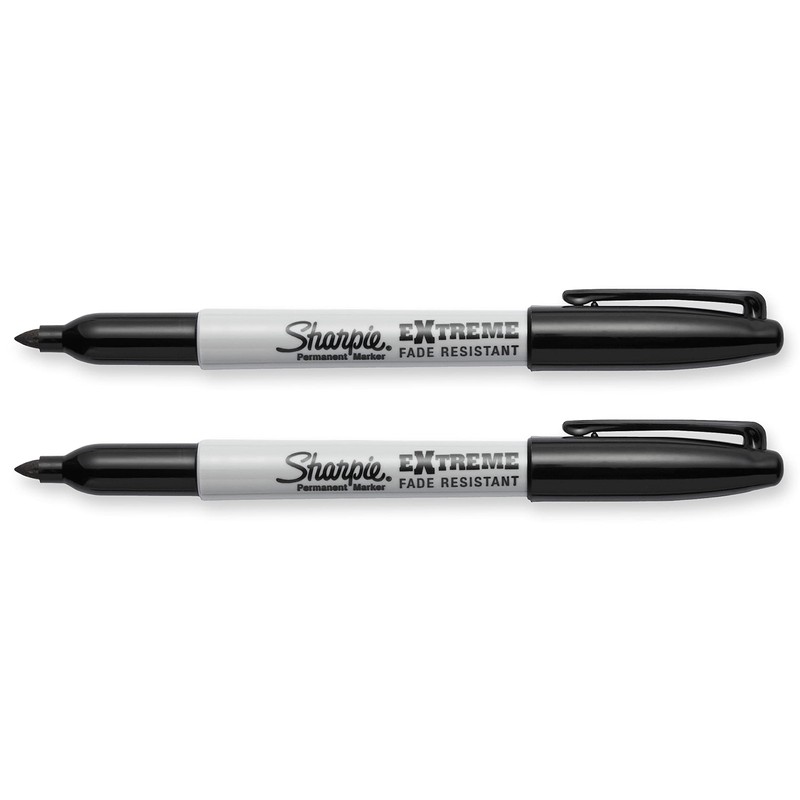 Sharpie Extreme Permanent Markers, 2-Pack, Black (1919845)
