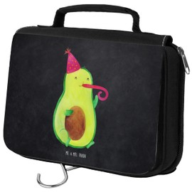 Mr. & Mrs. Panda Kulturbeutel Avocado Feier - Geschenk, Veggie, Geburtstag, Schminktasche, Gesund, Fete, Gute Laune, Kosmetikbeutel, Vegan,