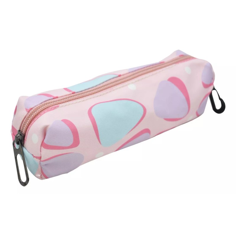 Lluvia Mochila Figuras De Colores Estampada Rosa Primaria Ll23bjm082 Lluvia