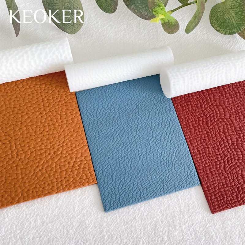 KEOKER Leather Texture Roller for Polymer Clay, Polymer Clay Texture