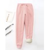 Yeokou Women's Warm Sherpa Lined Athletic Sweatpants Jogger Fleece Pants