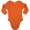 Earth Elements Baby Long Sleeve Bodysuit 3-6 Months Orange