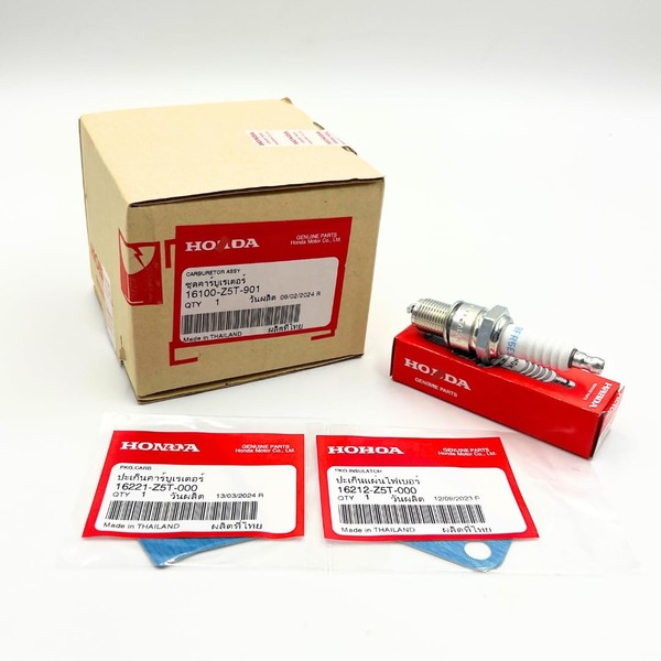 Genuine 16100-Z5T-901 Carburetor kit with 16221-Z5T-000 16212-Z5T-000 Gaskets and Genuine