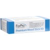 ForPro Premium Wood Stick 300 Pcs Kit, Non-Sterile, Assorted Hair