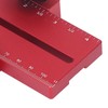 Table Saw Limit Fence Aluminum Alloy Red Retractable Adjustable Table