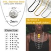 Layering Necklaces Stainless Steel Snake Chains 22 inch Chain Men
