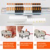 DIN Rail Terminal Blocks Kit, with 20pcs Universal Compact Connectors,