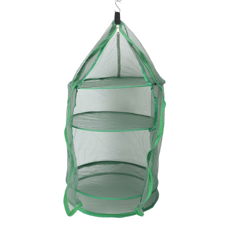 Hanging Drying Mesh Green Dust Proof Elastic Foldable Drying Net