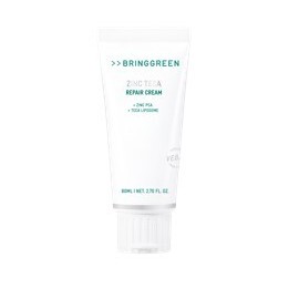 BRINGGREEN Zinc Teca Repair Cream 80ml Set (+Zinc Teca Serum 7ml) - [SET] Repair Cream 80ml+Blemish Serum 7ml