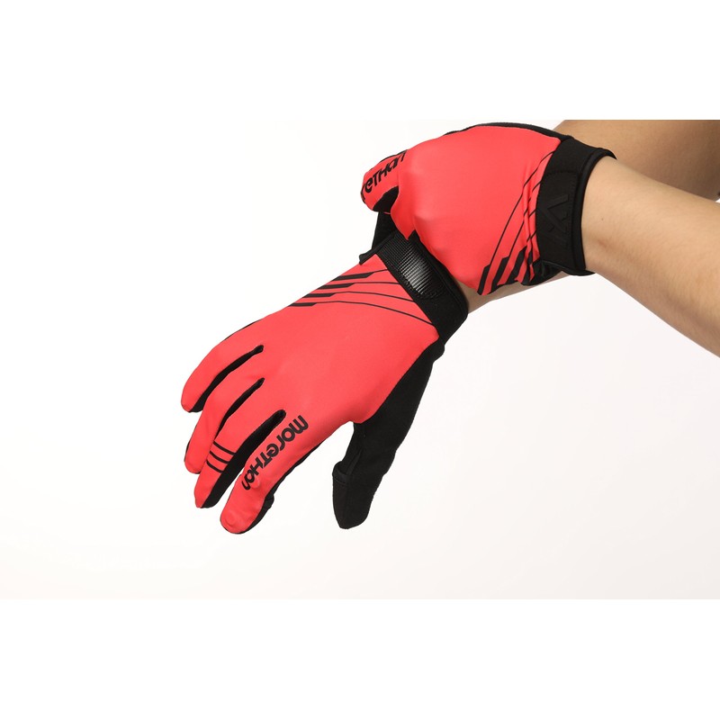 Morethan Cycling Gloves, Cycle Gloves, Smartphone Compatible, Easy Touch GVP-003,