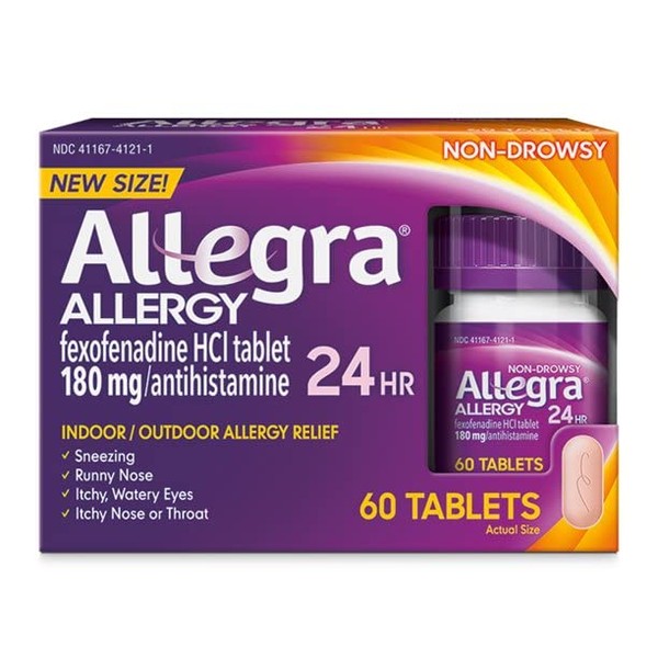 Allegra Allergy Medication 60 Count