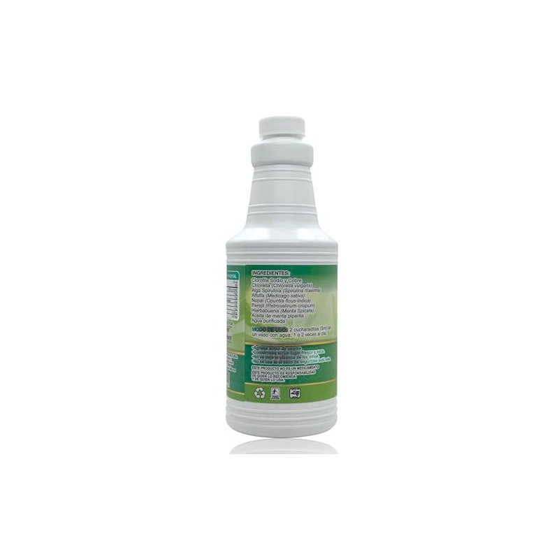 Clorofila Liquida Alga Spirulina 500 Supra
